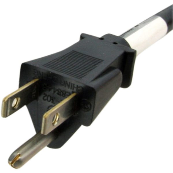 StarTech.com 6ft (1.8m) Heavy Duty Extension Cord, NEMA5-15R to NEMA5-15P Black Extension Cord, 15A 125V, 14AWG, Heavy Gauge Power Cable - Image 2