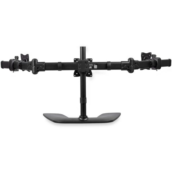 StarTech.com Triple Monitor Stand, Crossbar, Steel & Aluminum, For VESA Mount Monitors up to 27"(17.6lb/8kg), Monitor Stand, 3 Monitor Arm - Image 5