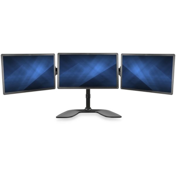 StarTech.com Triple Monitor Stand, Crossbar, Steel & Aluminum, For VESA Mount Monitors up to 27"(17.6lb/8kg), Monitor Stand, 3 Monitor Arm - Image 7