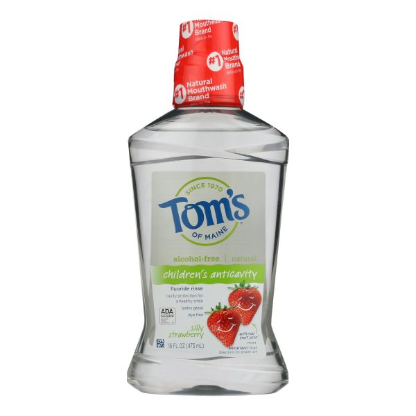 Tom's Of Maine - Kids Rinse Flrd Straw - 1 Each - 16 OZ