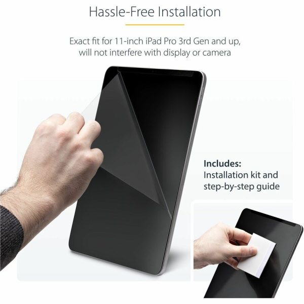 StarTech.com 4-Way Privacy Screen For 11-inch iPad Pro, For Portrait/Landscape Orientations, Touch-Enabled, +/- 30 Deg. View, Matte Finish - Image 7