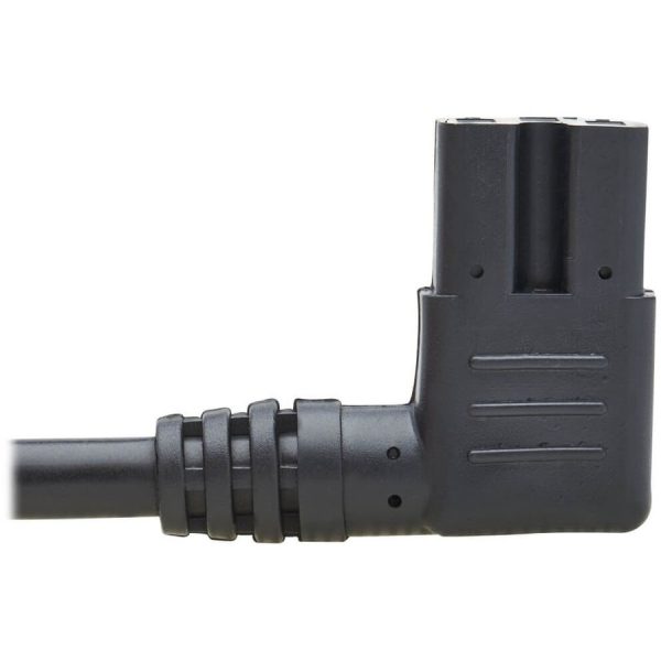 Eaton Tripp Lite Series Power Cord, NEMA 5-15P to Right-Angle C15 - Heavy-Duty, 15A, 125V, 14 AWG, 8 ft. (2.43 m), Black - Image 5
