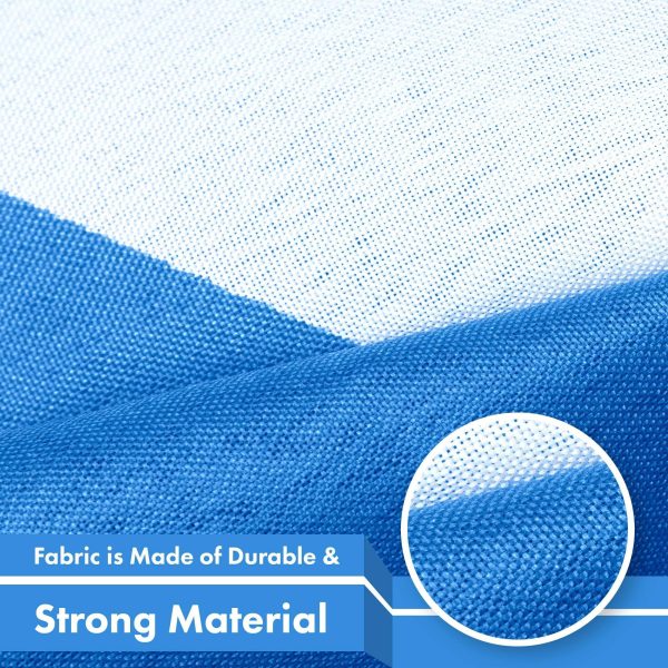 G128 2 Pack: Somalia (Somali) Flag | 3x5 feet | Printed 150D Indoor/Outdoor, Vibrant Colors, Brass Grommets, Quality Polyester, Much Thicker More Durable Than 100D 75D Polyester - Image 4
