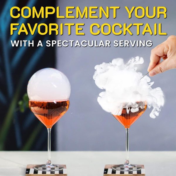Smoking Gun Wood Smoke Infuser Bubble Mixture for Cocktail   (2 x 8oz)   Edible NON toxic Smoker Machine and Wood Smoke Infuser Accessory   Cold Smoke for Drinks   Pack of 2   made in USA - Image 2