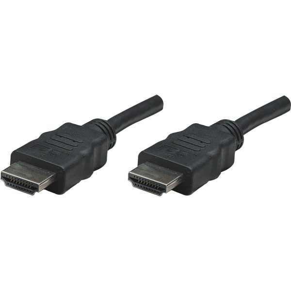 Manhattan HDMI Male to Male High Speed Shielded Cable, 10', Black - Image 3