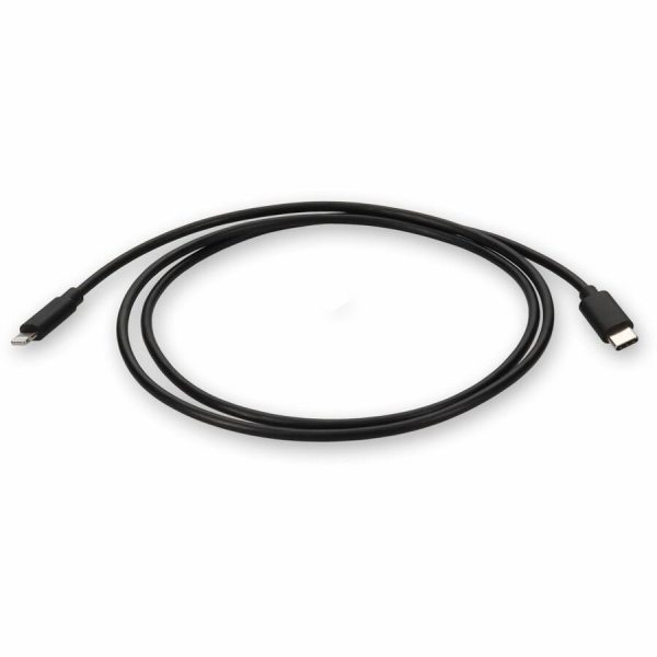 3ft (1m) USB-C 3.1 to Lightning Cable Male to Male Black TPE Cable - Image 8