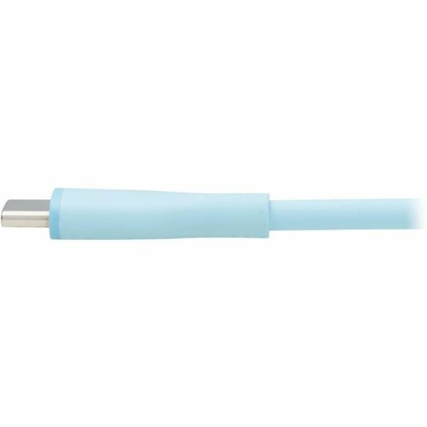 Eaton Tripp Lite Series Safe-IT USB-A to USB-C Antibacterial Cable, USB 2.0, Ultra Flexible (M/M), Light Blue, 6 ft. (1.8 m) - Image 6