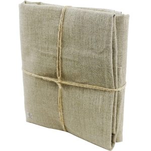 Art Natural Linen Canvas Roll 69  Wide x 1 Yard Long   Plain Unprimed Canvas Fabric for Painting   Raw Linen Canvas Rolled Heavy Duty (14.1oz)