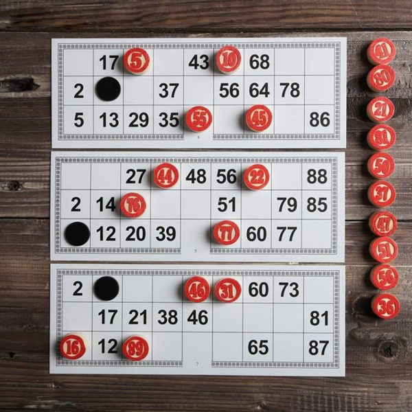 Russian Lotto Board Games   Russian Bingo Games for Family   Tambola Kit of Wood Barrels Bingo Cards Chips   Juego De Loteria Game Rusa   Loto Souvenirs - Image 3