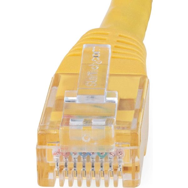 StarTech.com 25ft CAT6 Ethernet Cable - Yellow Molded Gigabit - 100W PoE UTP 650MHz - Category 6 Patch Cord UL Certified Wiring/TIA - Image 2
