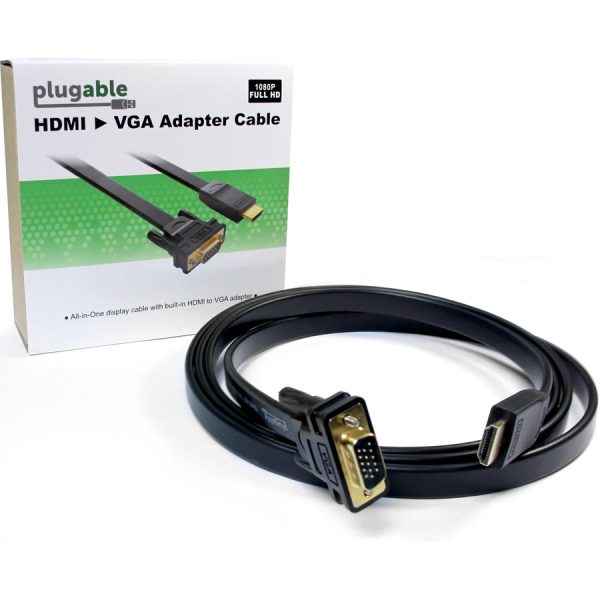 Plugable HDMI To VGA Adapter, 6 Foot (1.8 Meter) - Image 6