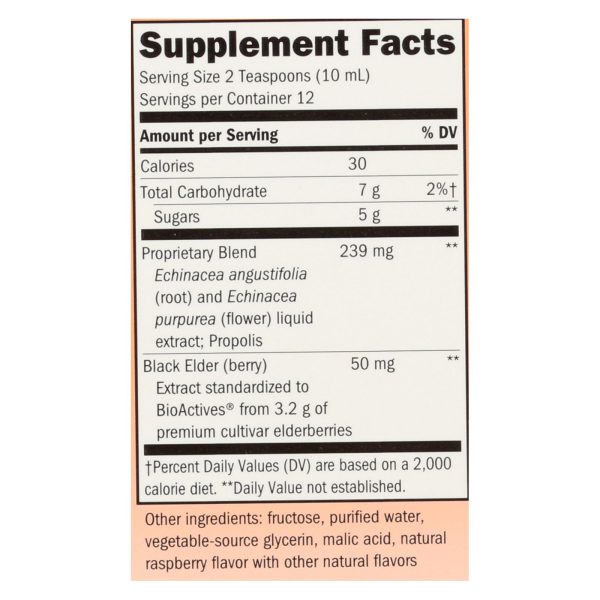 Nature's Way - Original Sambucus for Kids - Standardized Elderberry - 4 fl oz - Image 2