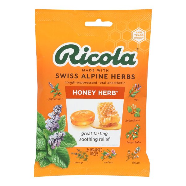 Ricola - Cough Drop Honey Herb - Case of 8-24 CT - Image 2
