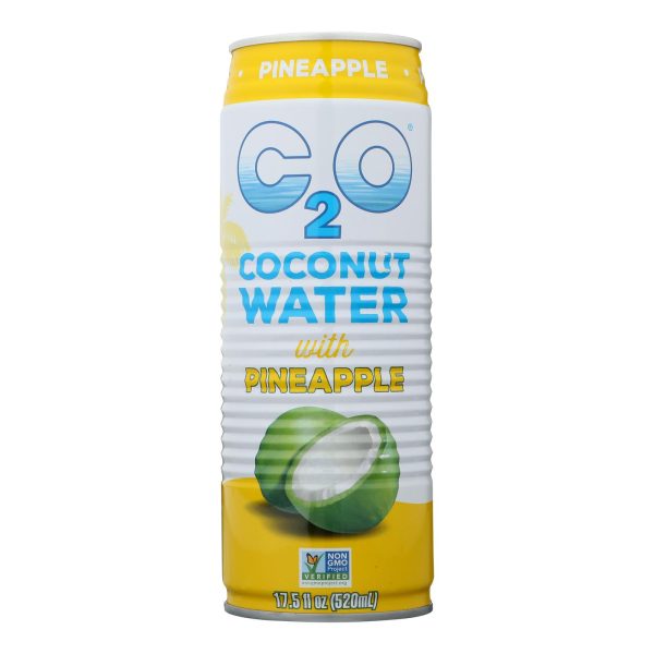 C2O Coconut Water With Pineapple Juice And Coconut Pulp  - Case of 12 - 17.5 FZ - Image 3