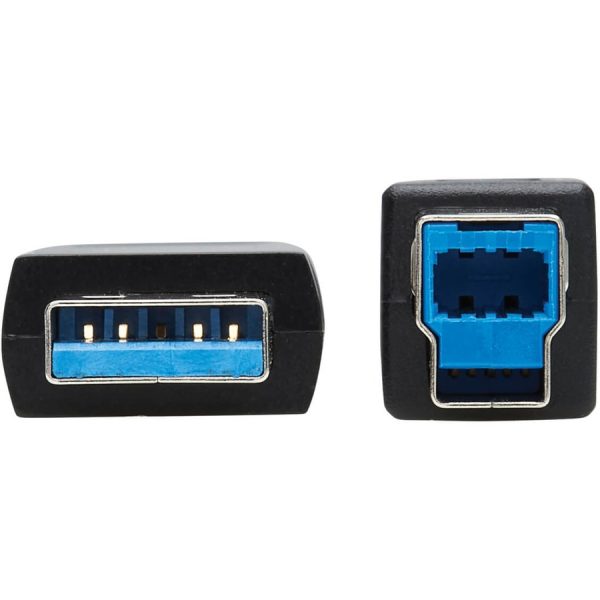 Eaton Tripp Lite Series USB 3.2 Gen 1 Plenum-Rated Fiber Active Optical Cable (AOC) - 5 Gbps, (A to B M/M), Black, 15 m - Image 3