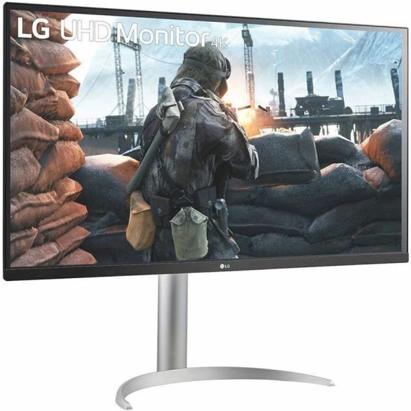 LG 32BP55U-B 32" Class 4K UHD LCD Monitor - 16:9 - Textured Black, Textured White, Textured Silver - Image 2