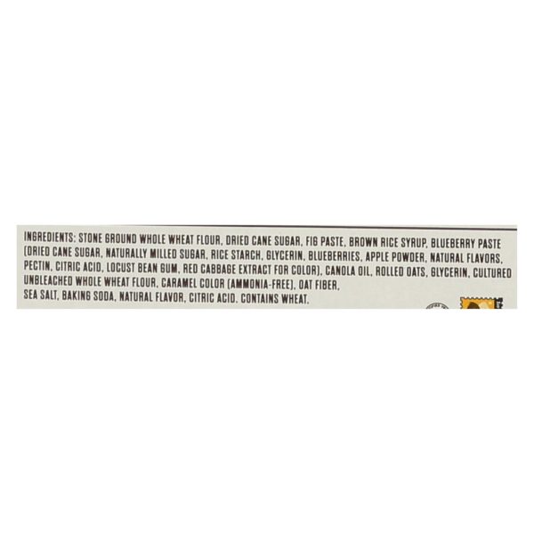 Nature's Bakery Stone Ground Whole Wheat Fig Bar - Blueberry - Case of 12 - 2 oz. - Image 2