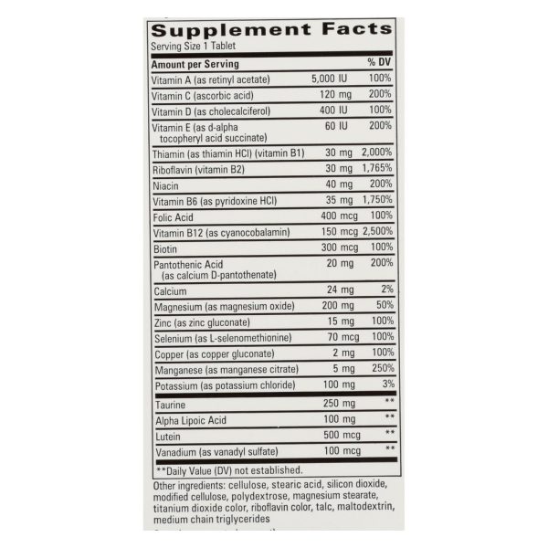 Nature Works Alpha Betic Once-A-Day Multiple Vitamins - 30 Caplets - Image 2