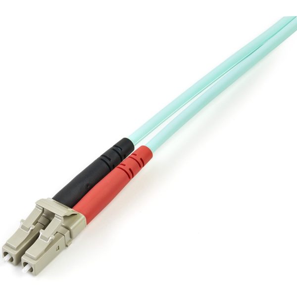 StarTech.com 3m (10ft) LC/UPC to LC/UPC OM4 Multimode Fiber Optic Cable, 50/125µm, 100G, Low Insertion Loss, LSZH Fiber Jumper Cord - Image 2