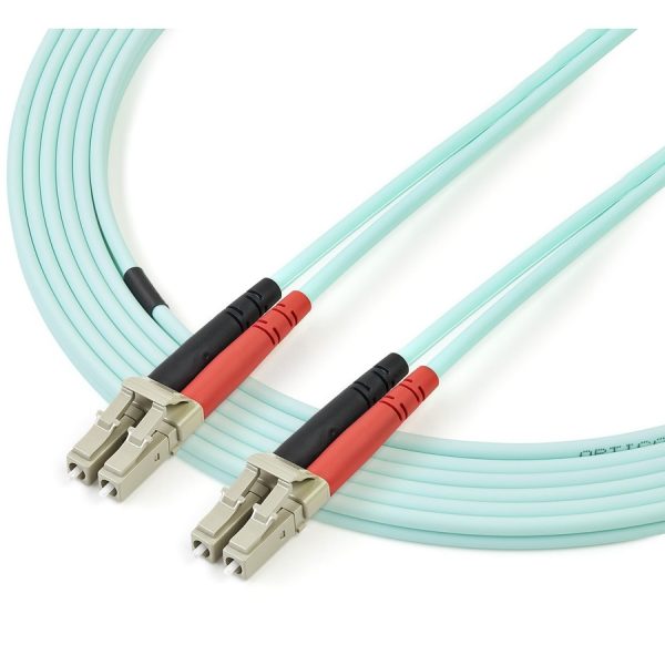 StarTech.com 3m (10ft) LC/UPC to LC/UPC OM4 Multimode Fiber Optic Cable, 50/125µm, 100G, Low Insertion Loss, LSZH Fiber Jumper Cord - Image 3
