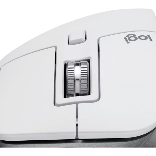 Logitech MX Master 3S - Wireless Performance Mouse with Ultra-fast Scrolling, Ergo, 8K DPI, Track on Glass, Bluetooth, Pale Grey - Image 4