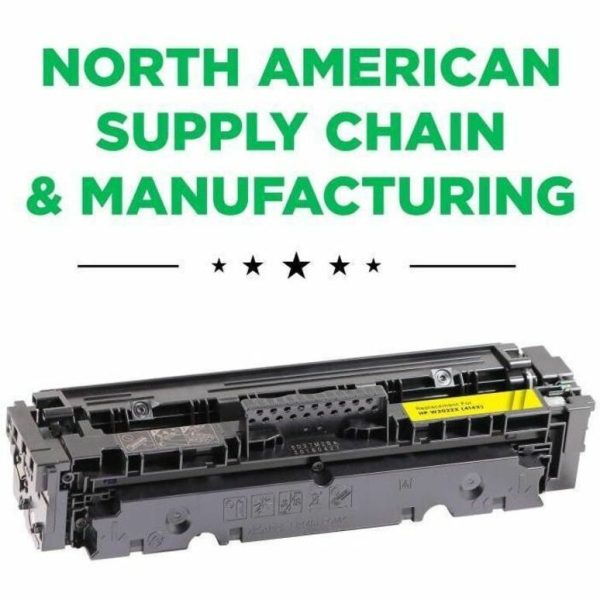 Clover Imaging Remanufactured High Yield Yellow Toner Cartridge (New Chip) for HP 414X (W2022X) - Image 2
