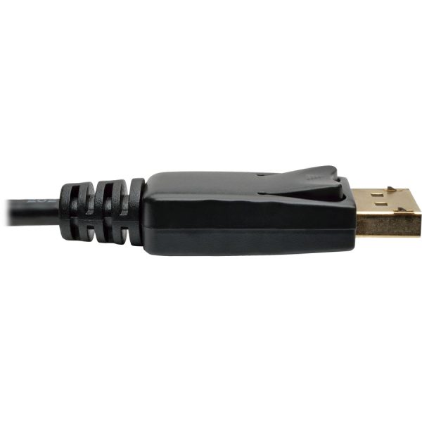 Eaton Tripp Lite Series Mini DisplayPort to DisplayPort Adapter Cable, 4K 60Hz (M/M), DP Latching Connector, Black, 3 ft. (0.9 m) - Image 5