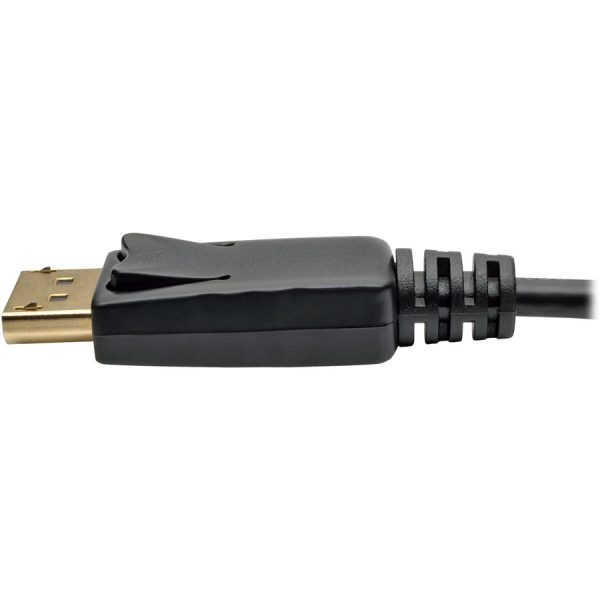 Eaton Tripp Lite Series Mini DisplayPort to DisplayPort Adapter Cable, 4K 60Hz (M/M), DP Latching Connector, Black, 3 ft. (0.9 m) - Image 6