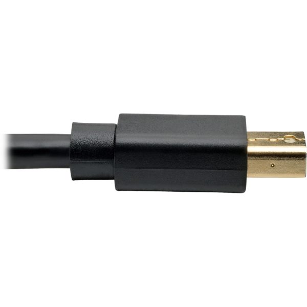 Eaton Tripp Lite Series Mini DisplayPort to DisplayPort Adapter Cable, 4K 60Hz (M/M), DP Latching Connector, Black, 3 ft. (0.9 m) - Image 7