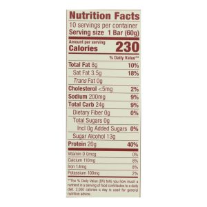 Think Products Thin Bar - White Chocolate - Case of 10 - 2.1 oz