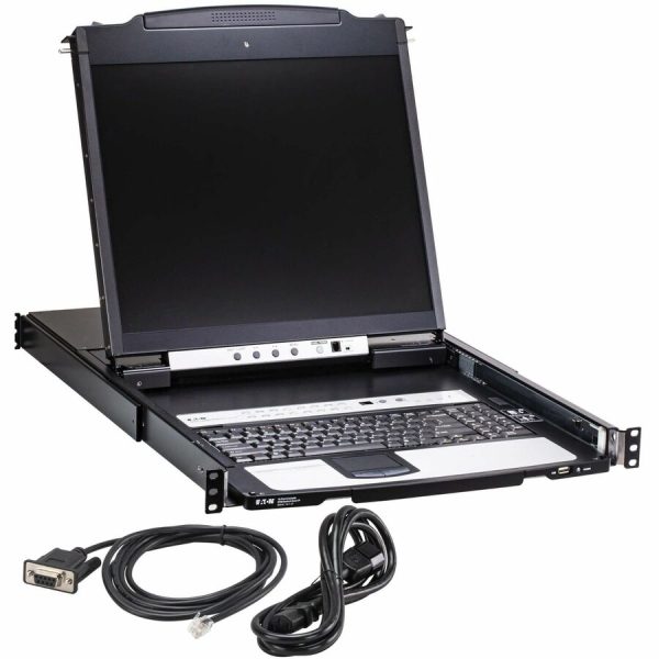 Eaton 16-Port Cat5 KVM over IP Switch - 19 in. LCD, 1 Remote or 1 Local User, 1U Rack-Mount, TAA - Image 2