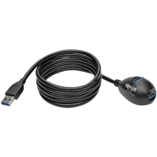 Eaton Tripp Lite Series 2-Port USB 3.0 SuperSpeed Desktop Extension Cable A (M/2xF), 6 ft. (1.83 m) - Image 5
