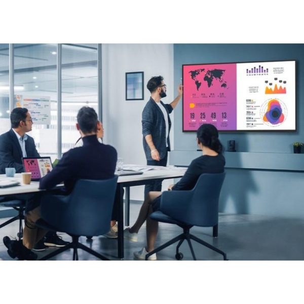 ViewSonic CDE7512 75" 4K UHD Commercial Display with VESP, Wireless Screen Sharing, USB Wi-Fi Capabilities, RJ45, HDMI, USB C - Image 5