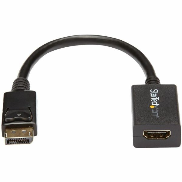 StarTech.com DisplayPort to HDMI Adapter, 1080p DP to HDMI Video Converter, DP to HDMI Monitor/TV Dongle, Passive, Latching DP Connector - Image 7