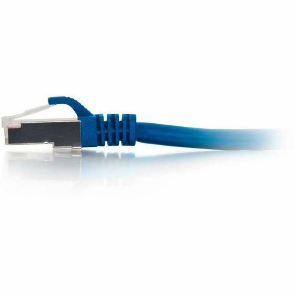 C2G-6ft Cat6a Snagless Shielded (STP) Network Patch Cable - Blue - Image 2