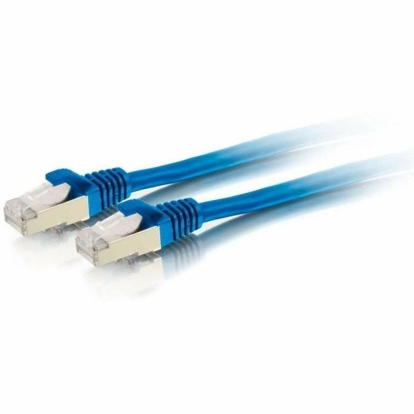 C2G-6ft Cat6a Snagless Shielded (STP) Network Patch Cable - Blue - Image 3