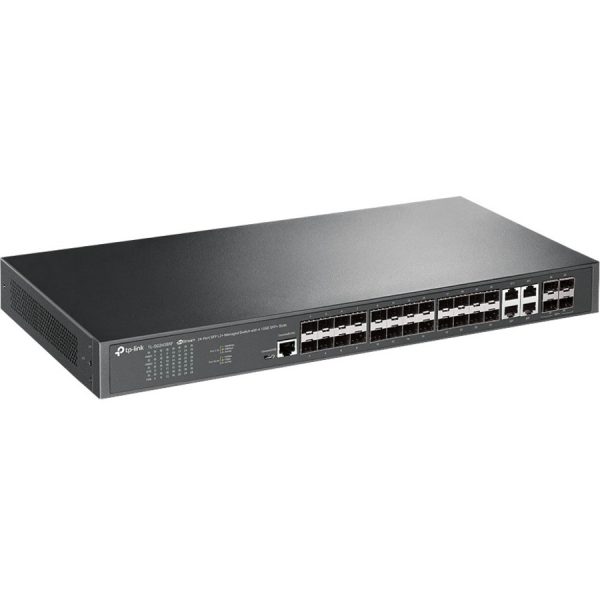 TP-Link TL-SG3428XF - JetStream™ 24-Port SFP L2+ Managed Switch with 4 10GE SFP+ Slots