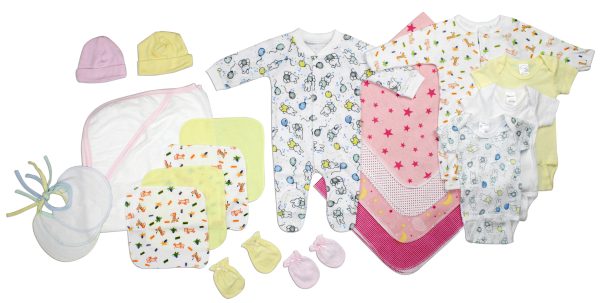Newborn Baby Girls 21 Pc  Baby Shower Gift Set Ls_0039