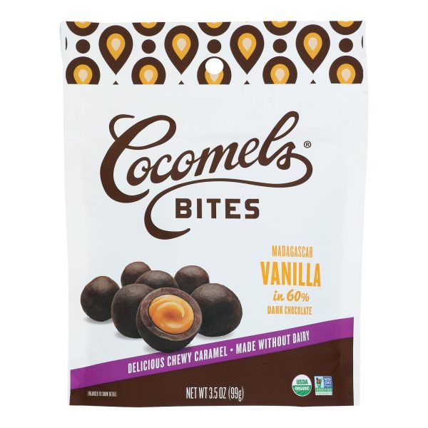 Cocomel - Carmel Bite - Organic - Vanilla - Case of 6 - 3.5 oz - Image 3