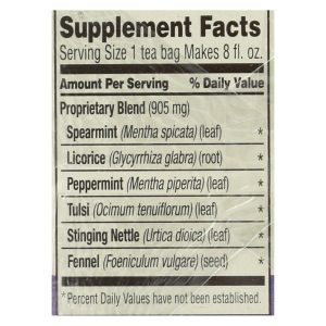 Celestial Seasonings - Wellness Tea Sinus Soothr - Case of 6 - 20 BAG