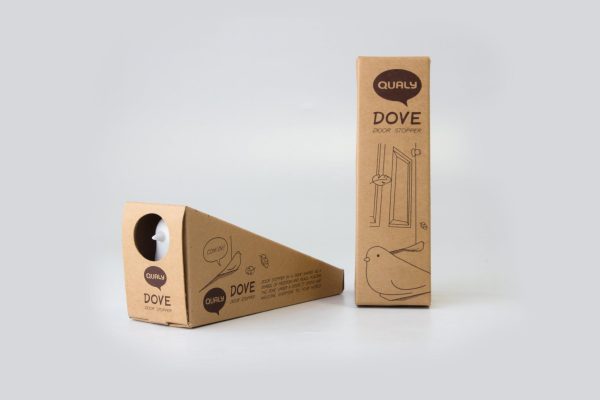 Qualy Dove Door Stopper White - Image 3