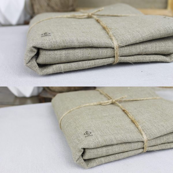 Art Linen Canvas 69  Wide x 2 Yard Long   Plain Natural Linen Fabric   Unprimed Linen Canvas for Painting   Heavy Duty (28.2 oz) Raw Canvas for Art - Image 7