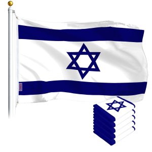 Israel Israeli Flag 3x5 Ft 5-Pack Printed Polyester By G128