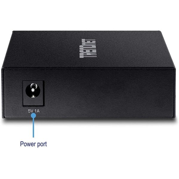 TRENDnet 1000Base-T to 1000Base-SX Multi-Mode SC Fiber Converter; Up to 550m (1800 ft.); 2 Gbps Switching Capacity; TFC-GMSC - Image 4