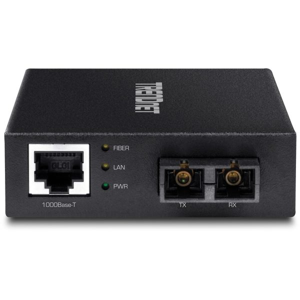 TRENDnet 1000Base-T to 1000Base-SX Multi-Mode SC Fiber Converter; Up to 550m (1800 ft.); 2 Gbps Switching Capacity; TFC-GMSC - Image 5