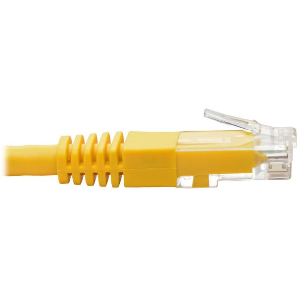 Eaton Tripp Lite Series Cat6 Gigabit Molded (UTP) Ethernet Cable (RJ45 M/M), PoE, Yellow, 5 ft. (1.52 m) - Image 3