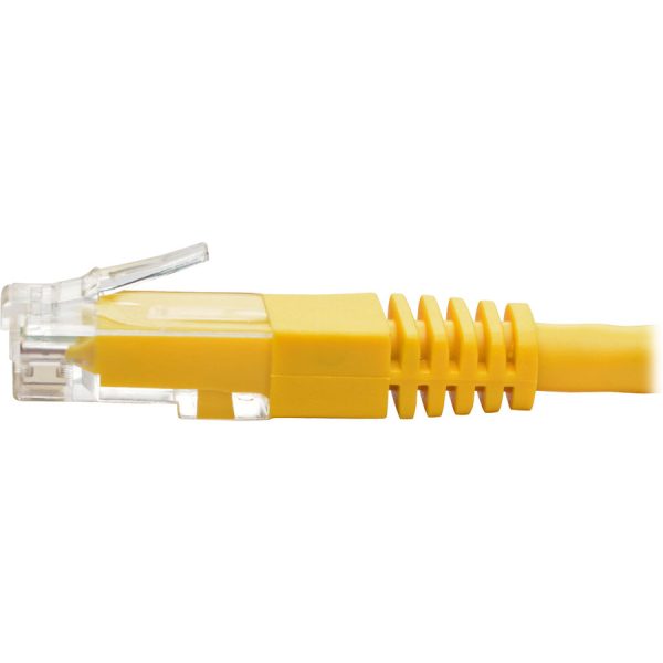 Eaton Tripp Lite Series Cat6 Gigabit Molded (UTP) Ethernet Cable (RJ45 M/M), PoE, Yellow, 5 ft. (1.52 m) - Image 4