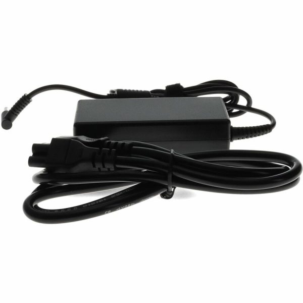 HP 710412-001 Compatible 65W 19V at 3.33A Black 4.5 mm x 3.0 mm Laptop Power Adapter and Cable - Image 2