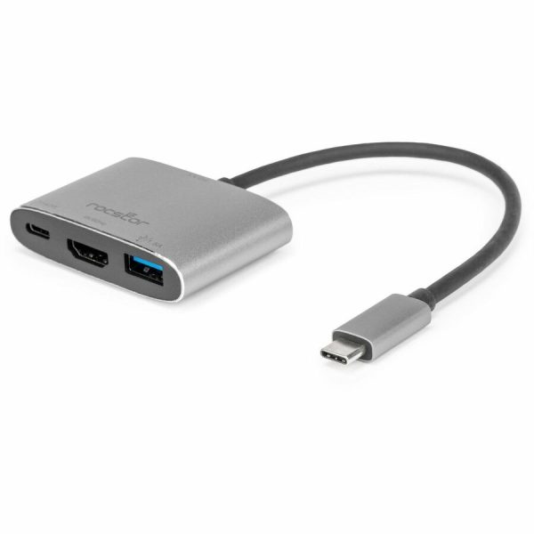 Rocstor Type-C to HDMI/USB-A/Type-C Data or PD3.1 Charging - Image 4