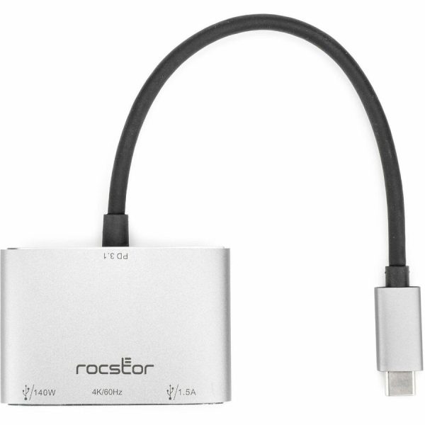 Rocstor Type-C to HDMI/USB-A/Type-C Data or PD3.1 Charging - Image 5